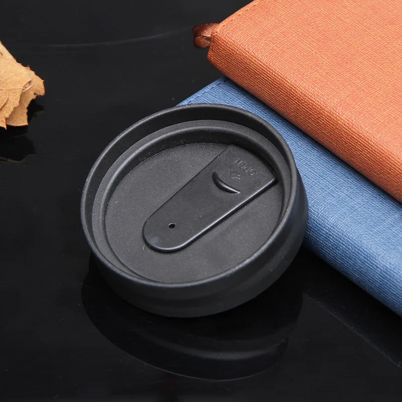 400ml Stainless Steel Thermal Travel Mug  Cups with PP plastic inner and Slides lid 16oz