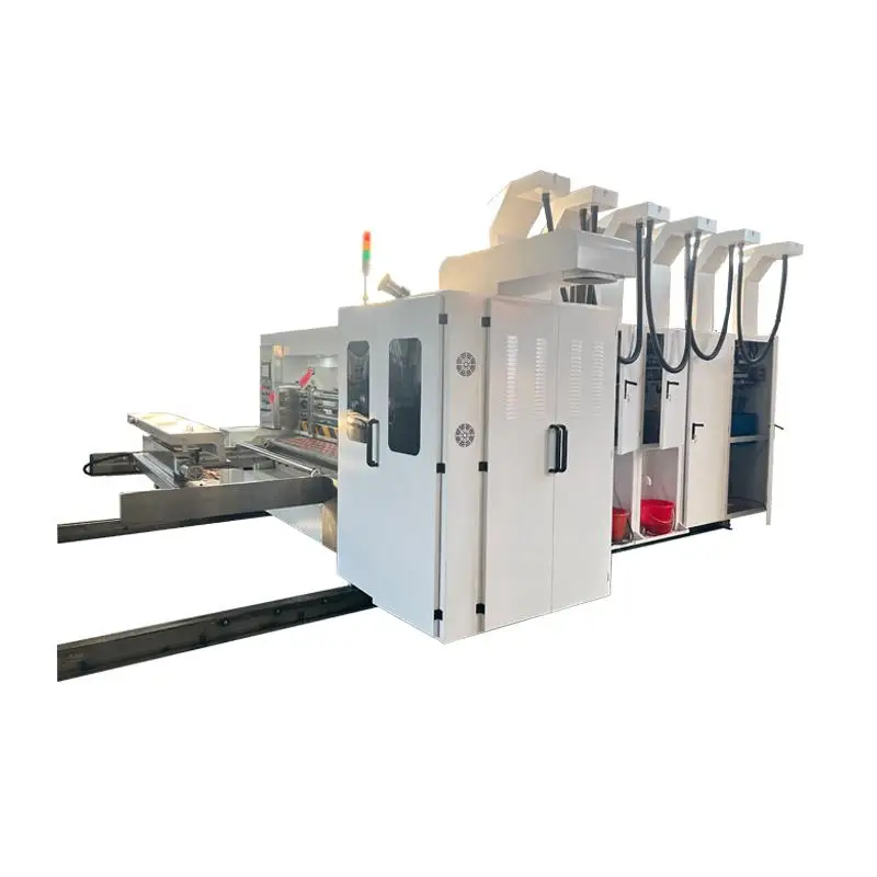 Packaging Manufacturer Full Automatic Flexo Printer Slotter 2 Colors Large Size Die Cutter Printing machine