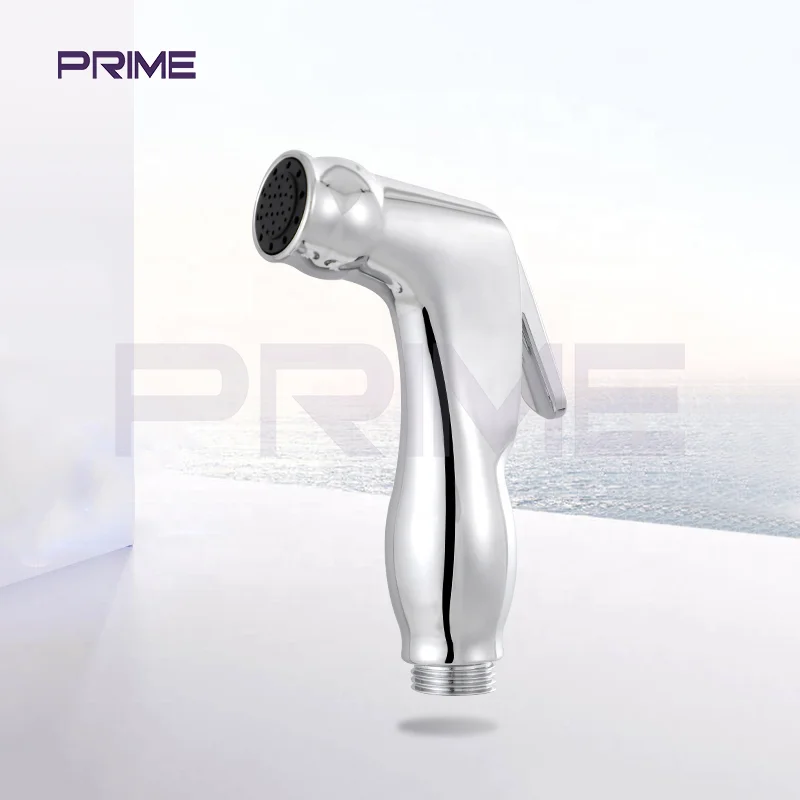 High Quality  shower Plastic Bathroom Chrome Hand Held High Pressure Portable Shattaf Toilet Bidet Spray For Cleaner