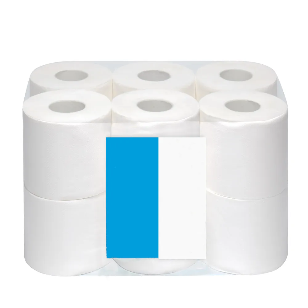 Cheap wholesale high quality 2 Ply Toilet Roll Paper Recycled Bathroom Soft Wood Pulp Tissue Paper Jumbo Roll For Home
