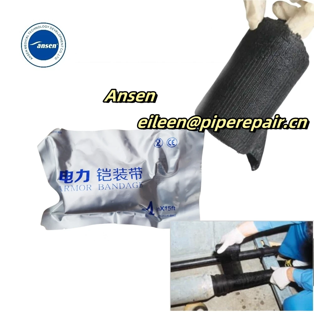 Heat Shrink Wrap Around Tape Cable Sheath Repair Armorcast Water Activated Fiberglass Armorwrap Tape