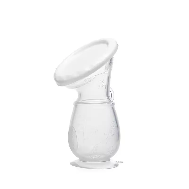 Portable Breast Pump Manual Silicone Breast Pump Spill-Resistant Breast Milk Pump For Mom Popular