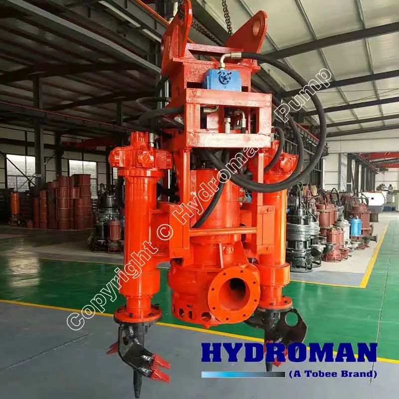 Hydroman High Head Submersible Sand Dredging Mud Pump for Heavy Duty