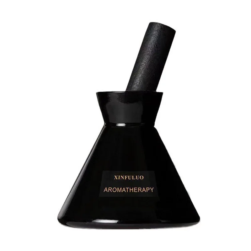 Aromatherapy Empty 200ml Frosted Glass Diffuser Bottle for Home Fragrance