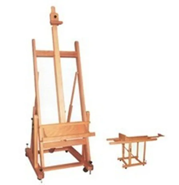 large H-Frame folding wooden art studio easel painting drawing