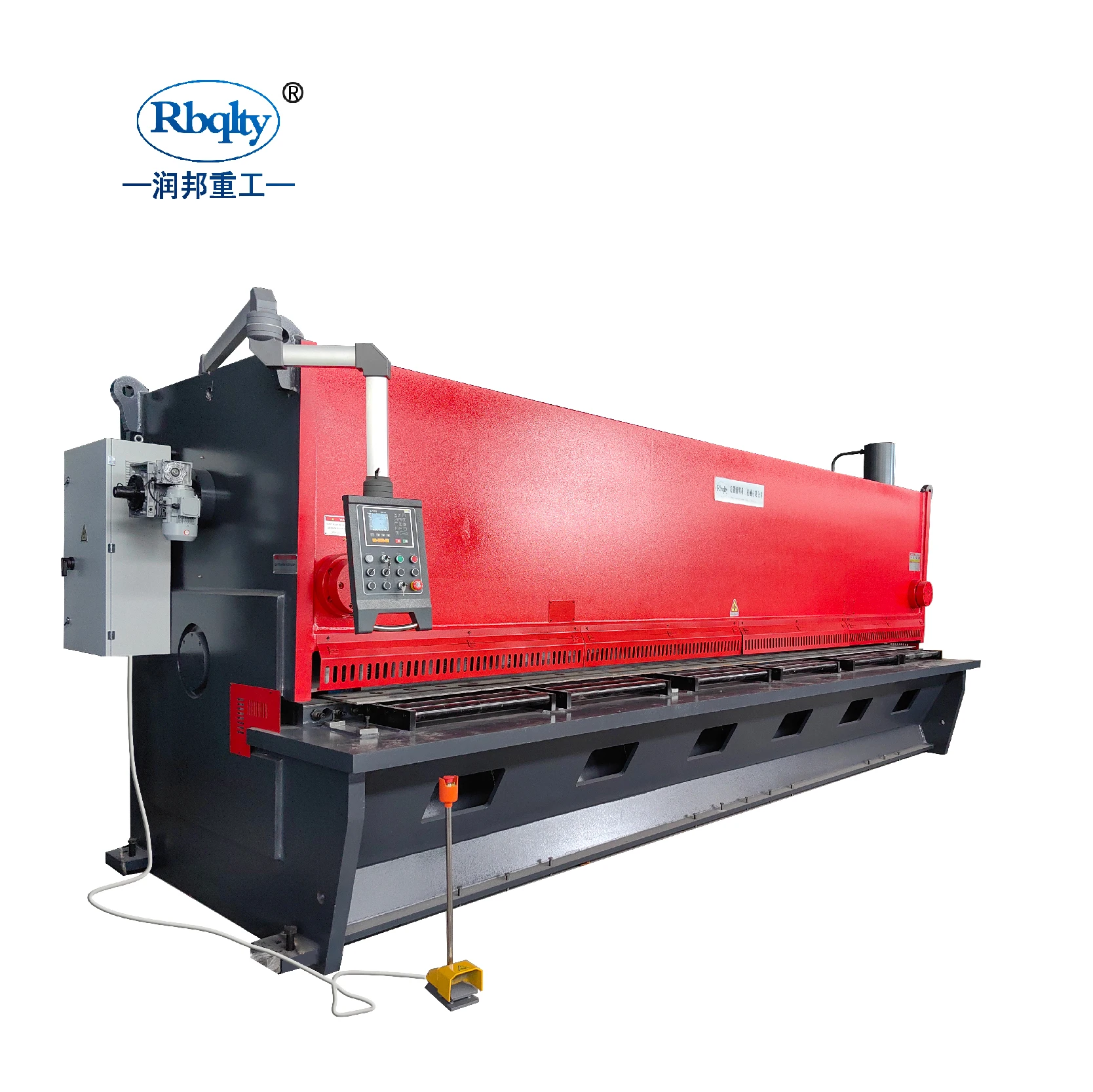 Rbqlty Hydraulic Shearing Machine 16*6000 with E21S Controller CNC Guillotine Shear Machine for Sale