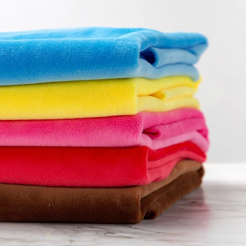  Мягкая дышащая цветная 95% полиэстер 5% спандекс ткань для игрушек