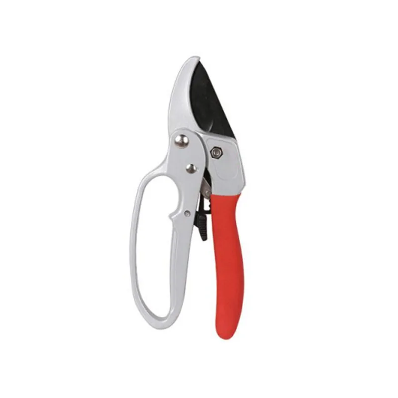 Professional gardening equipment pruning shears hand scissors anvil pruner ratchet pruners with alloy steel blades