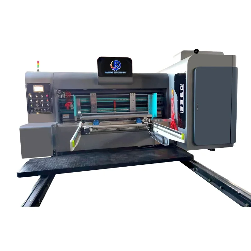 5-layers Corrugated Board Carton Box Printing Machine With Electric Adjustment Slotter Die cutter Machine