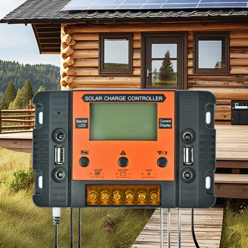 Power Automatic 12V 24v Battery Regulator 10a 20a 30a  PWM Solar System Power Supply Charge Controller