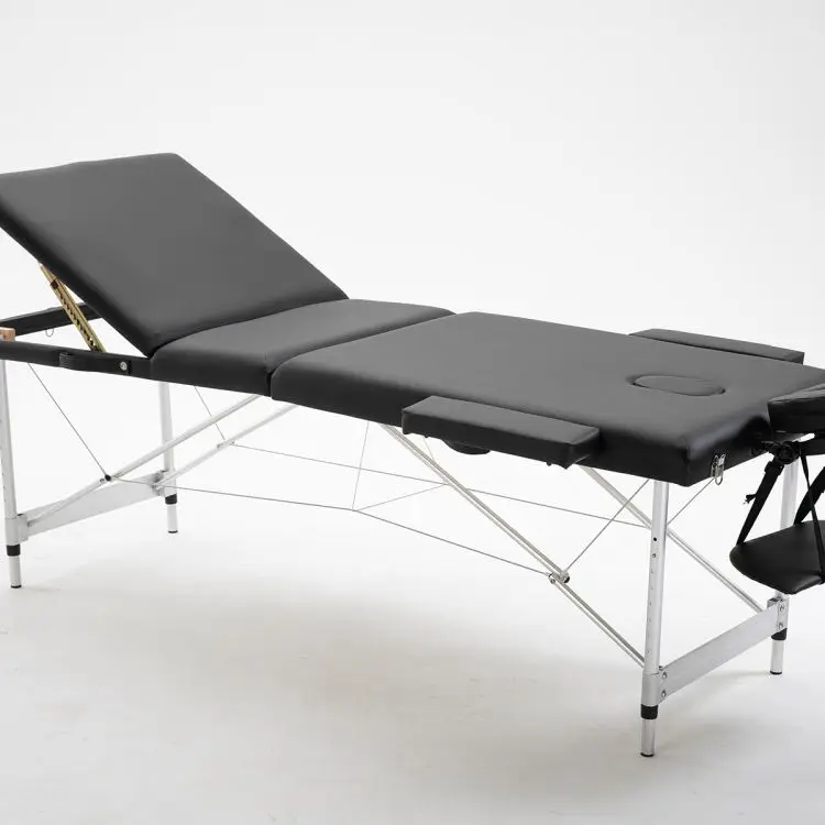 Spa Moxibustion Portable Wooden Massage Table Bed For
