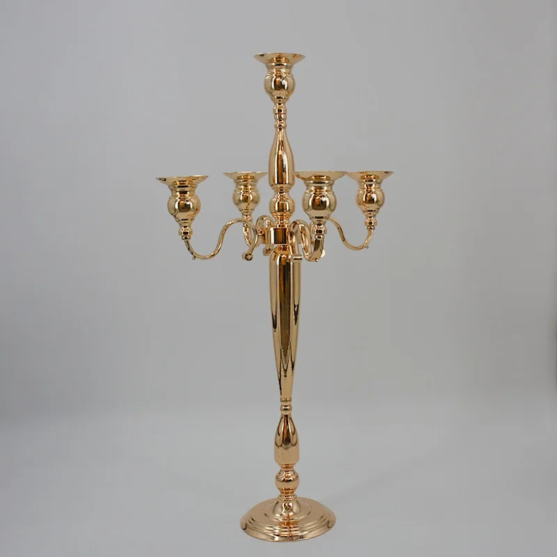 Luxury Wedding Gold Tall Centrepiece Candle Holders
