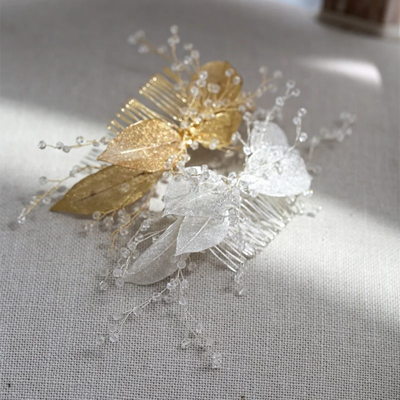 Mixed Styles Hair Jewelry Accessories Flower Leaf Headdress Women Bridal Hair Comb For Wedding Bobby Hairpins