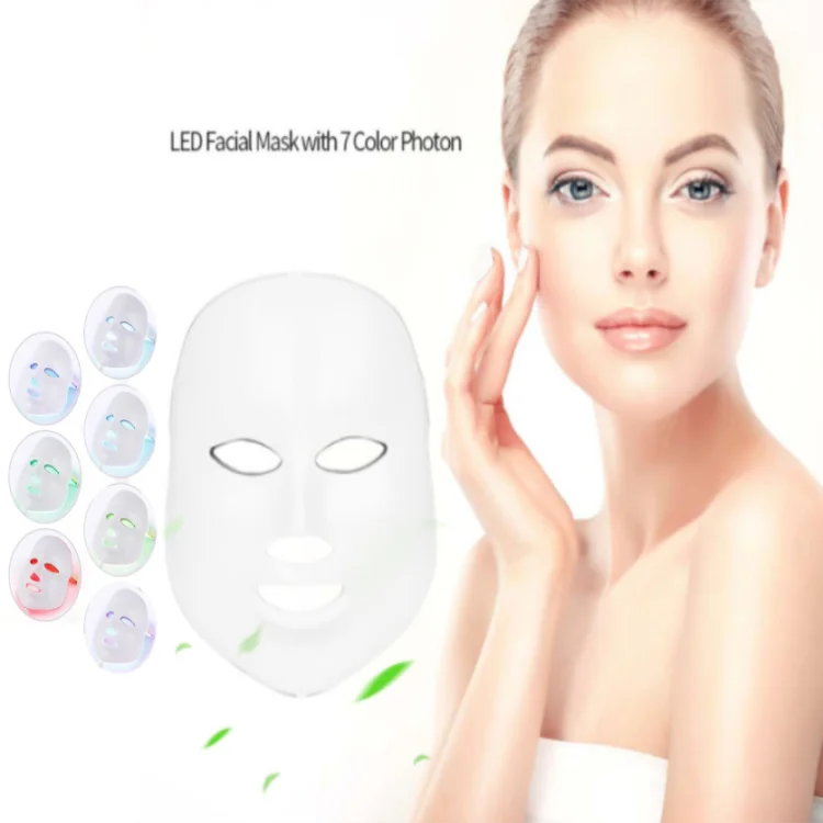7 Color Pdt Red Blue Led Light Therapy face treatment Skincare Facelift Cosmetic Facial Mask Beauty Mask