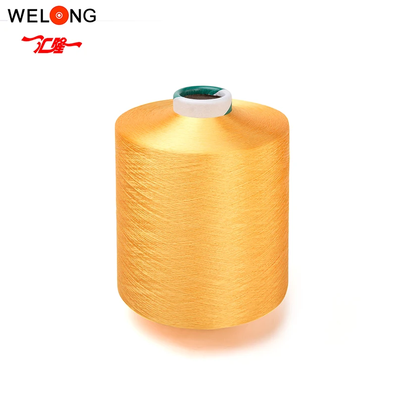 Recycled Polyester Yarn PET Bottle Colorful Filament DTY 150D 300D GRS Semi-Dull Recycle 150D 300D DTY