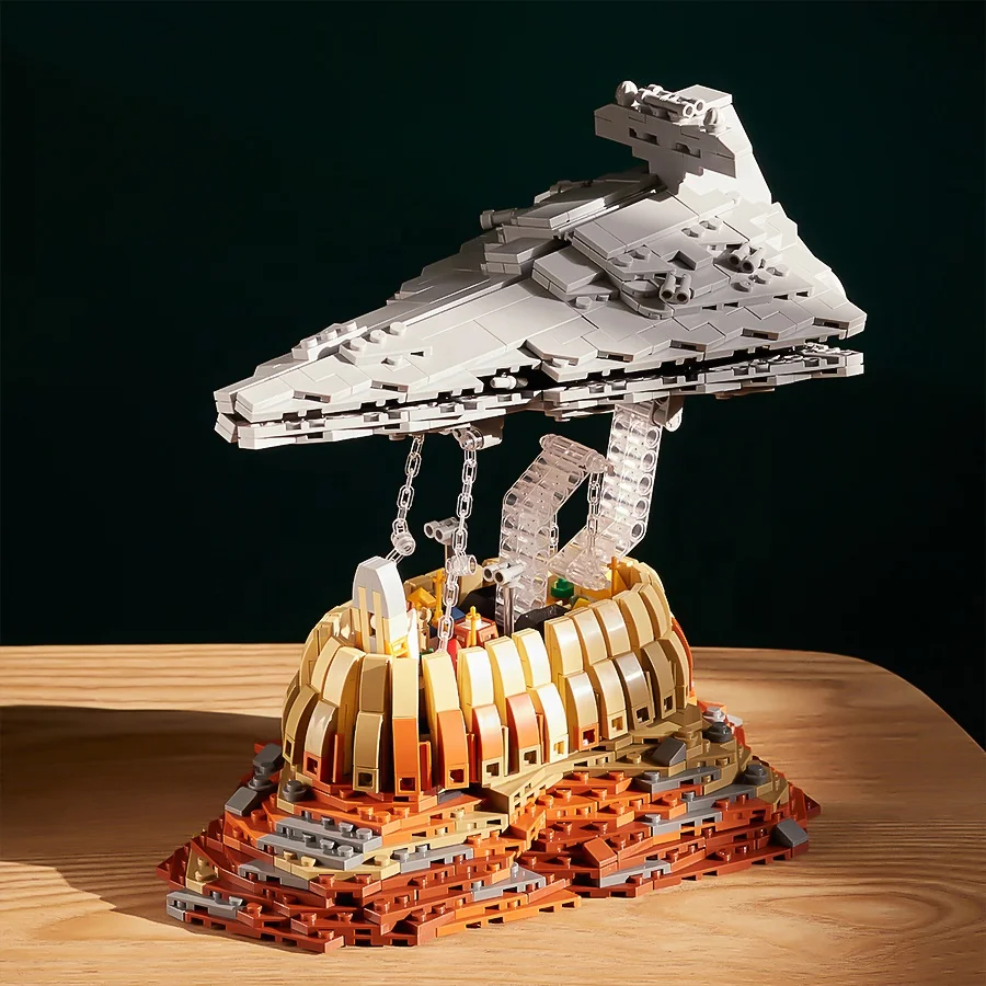 Young Gift 1563pcs Set Wars On Star The Empire Over Jedha City Building Blocks Bricks Sets