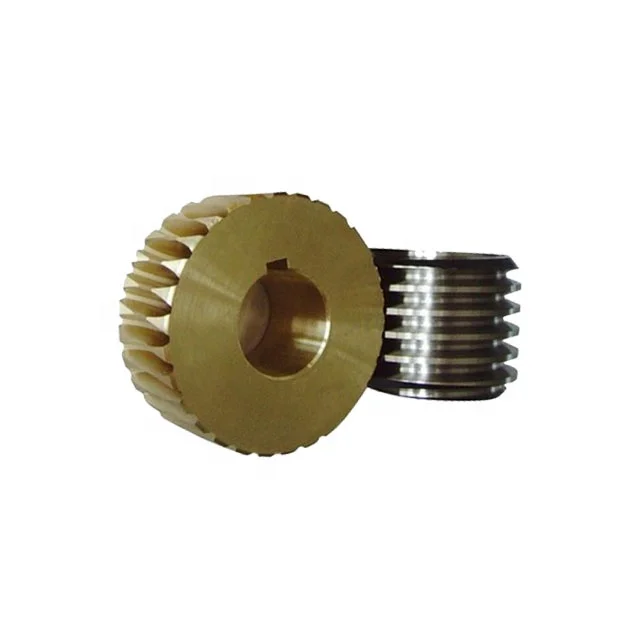 
Custom CNC Metal Gears Small Worm Gear Screw Shaft 