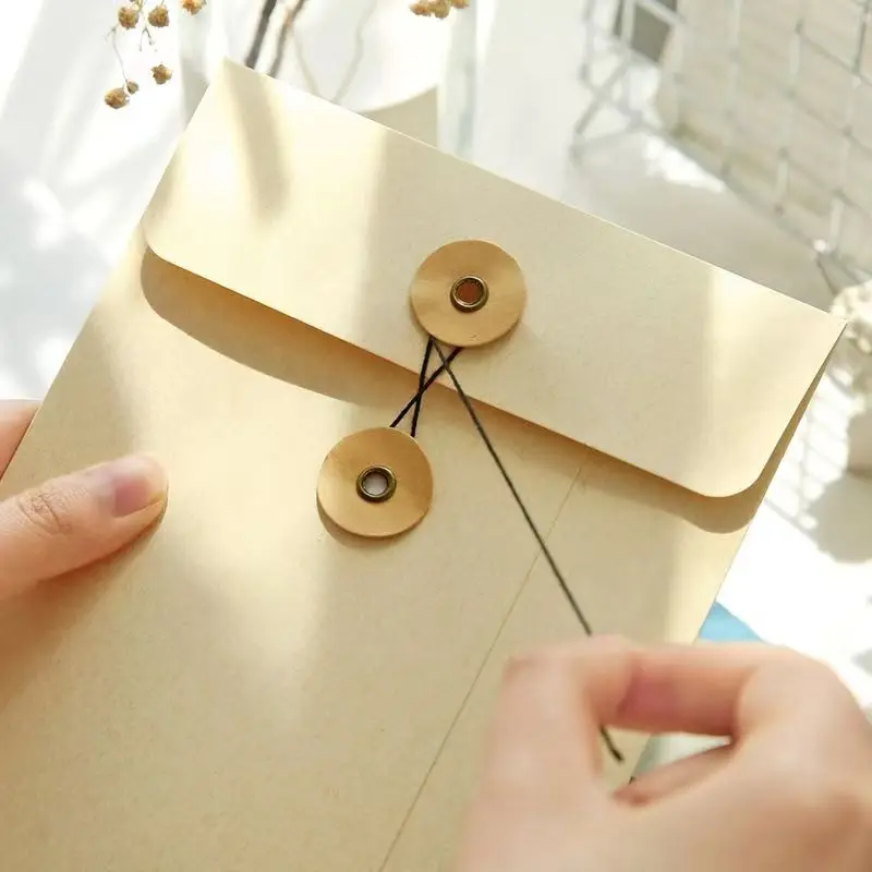 Hot Selling Wholesale Custom Your Own Logo Making Machine Kraft Paper File Folder Bags For Small Business School