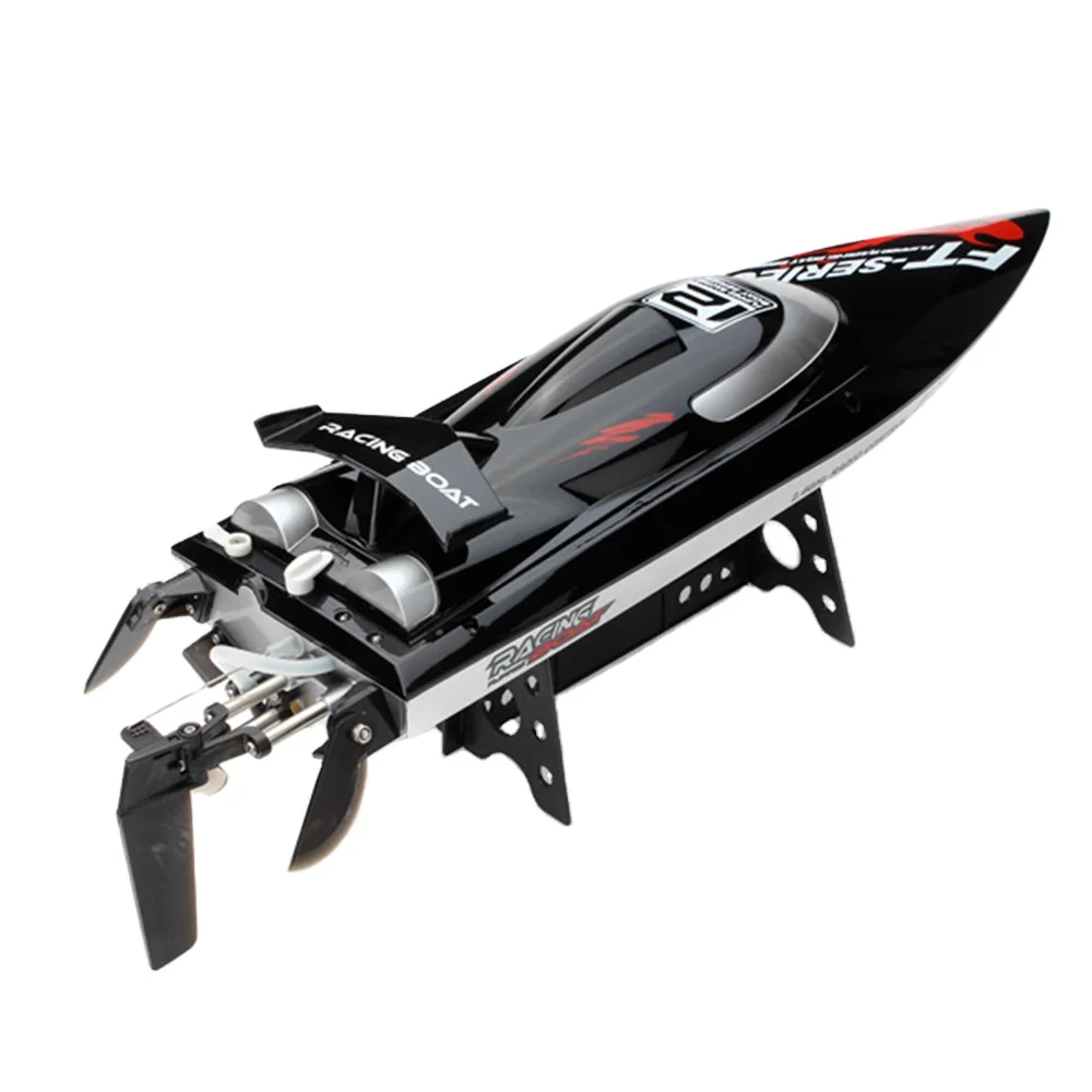 Feilun RC Boat FT012 2.4G Brushless 45km/h High Speed RC Racing Boat with Water Cooling Self-righting System vs Flytec RC Toys