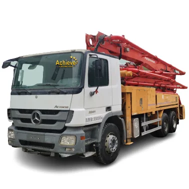 Hot-sale-used-42 Meter Refurbished Truck Pump Putzmeister Provided Small Concrete Pump Machine Sany Concrete Pump Car 3 Months