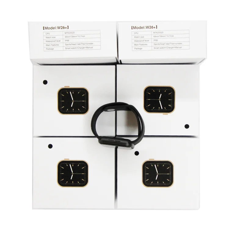 Wrist Band W26 2022 Touch Screen Smart Watch Women Men Watches Fitness Activity Tracker