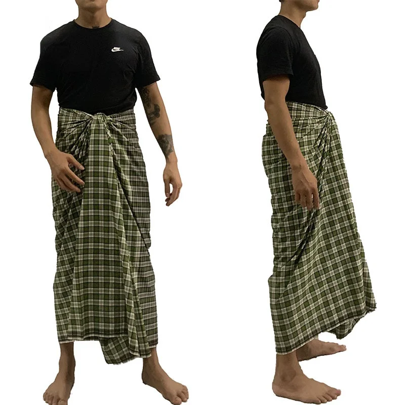 SIPO Fashion Modern Couple Clothes Simple Long Maxi Dress Polyester / Cotton lavalava sarong floral Sarong