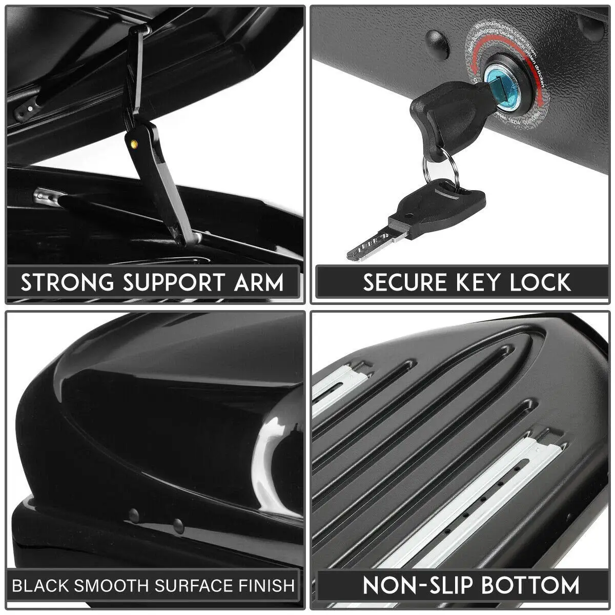 280L 400L 700L ABS Rooftop Cargo Box  Plastic Roof Top Boxes Car Roof Box