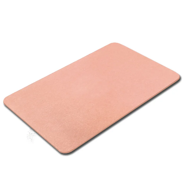 
New Bathroom Fashion Anti-slip diatomite absorbent bath mat 
