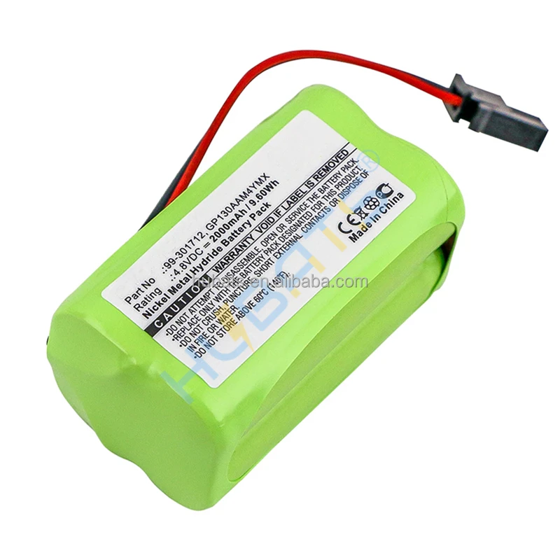 4.8v 2000mAh 9.6wh Ni-MH AA 99-301712 GP130AAM4YMX battery for Visonic PowerMaster 10 PowerMax Control Pan Alarm Control