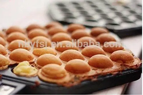 Hot Sell Egg Waffle Pan Bakeware Items Baking pan Maker Double Sided Iron Pressure Pan