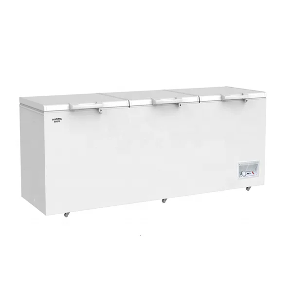 BD-1668L большой емкости двойная дверь холодильное оборудование замороженных продуктов глубокого глубокое морозильное вместилище