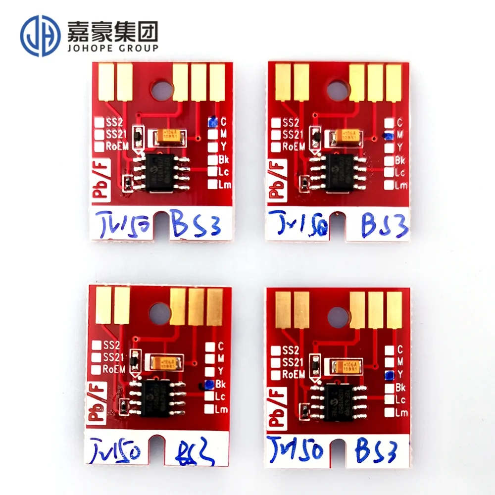 Permanent ink cartridge chips CMYK BS3 for MIMAKI JV33 JV150 JV300 CJV150 CJV300 printers