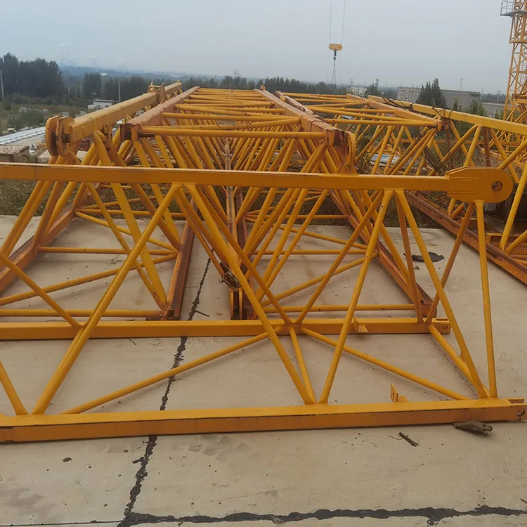 High Quality 8 Ton Large Flat-Top Tower Crane With Spare Parts