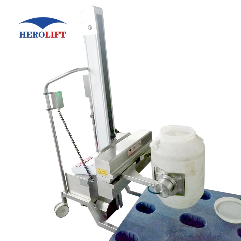 Manual oil drum trolley 350kg hydraulic oil drum lifter handling equipment