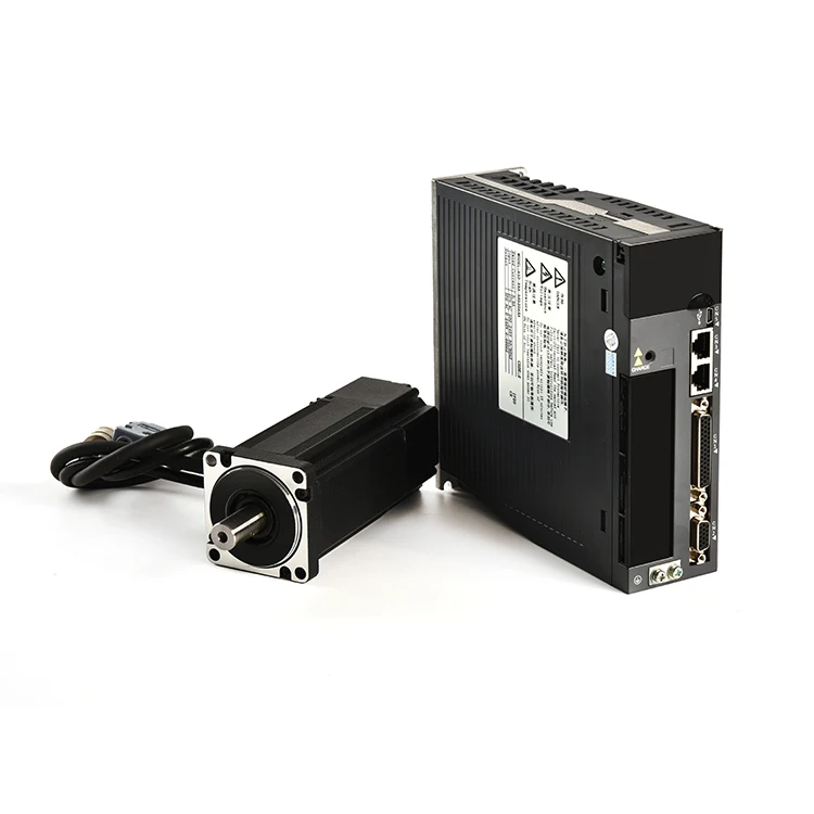 400W 60mm 1.3N.m AC Servo Motor Driver Kit with Cable Supporting RS485/CANopen/Pulse/Analog 220V 3000rpm