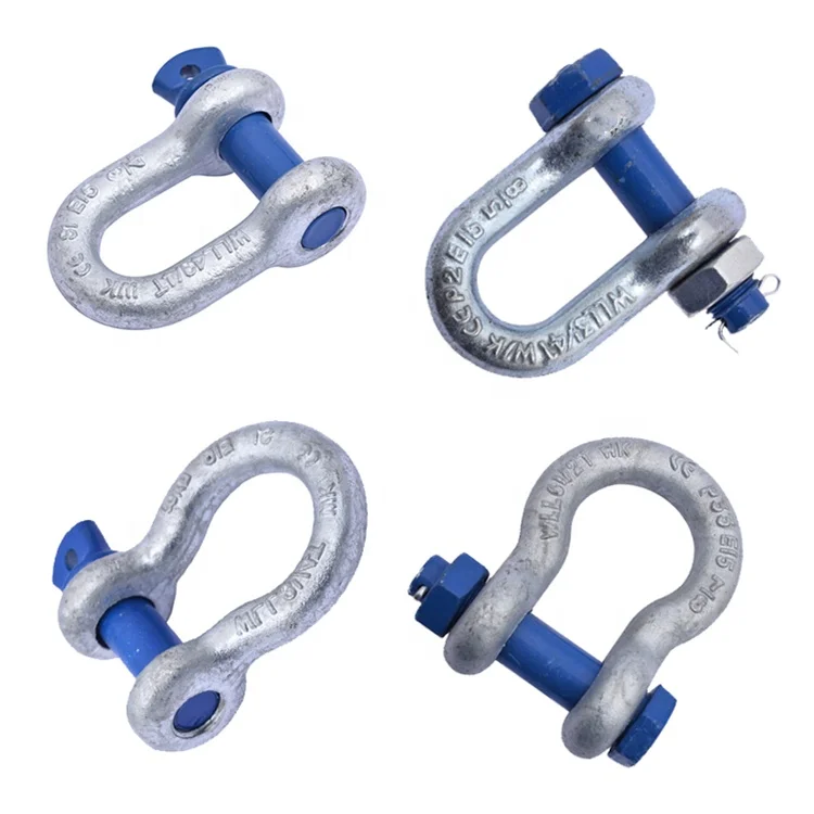Safety Bow Type Shackle With bolt and nut G2130  Bow Shackle