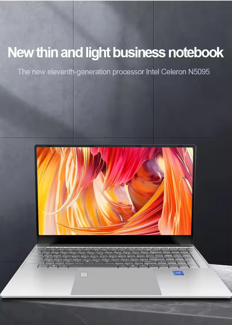 Intel N5095 Cheap Factory Price 15.6 inch 1920*1080P Gaming Laptops 12G/16G RAM 1T SSD Laptop Computer