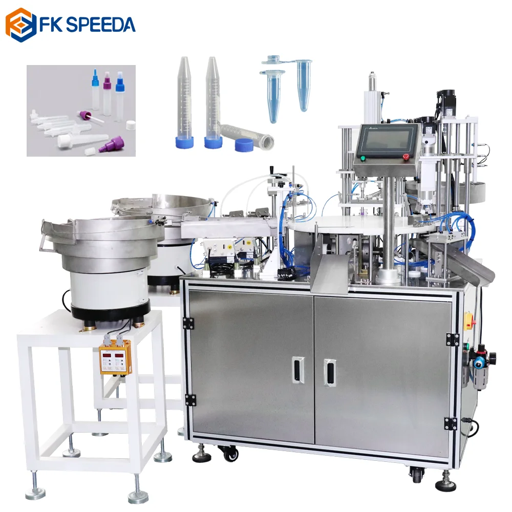 FK-SPEEDA Automatic Mini Liquid Nucleic Acid Detection Automatic test tube biochemistry reagents 20ml bottle filling machine