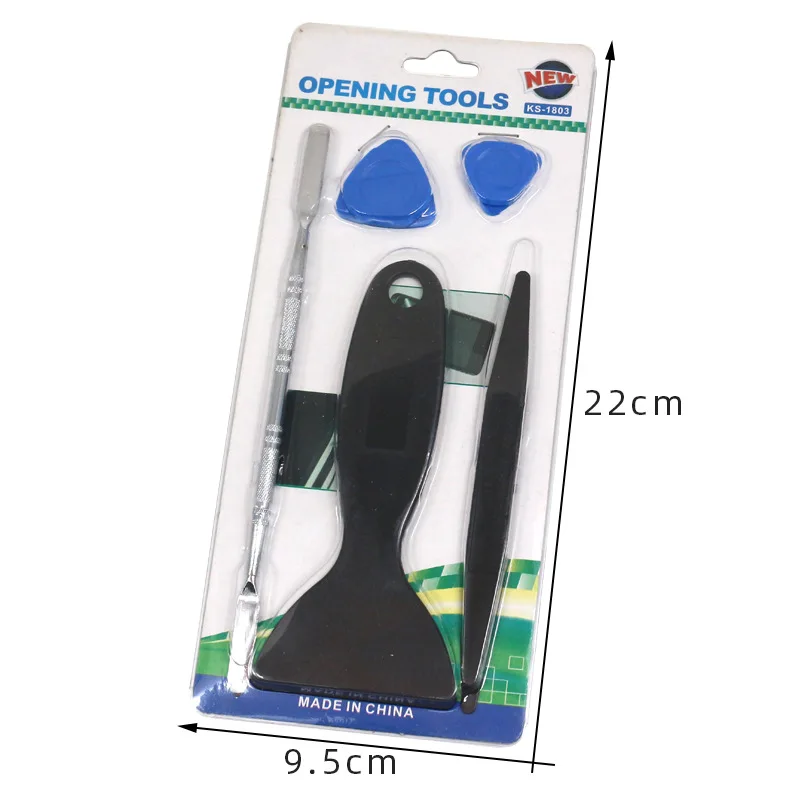 5 in 1 Plastic Opener Dismantling Auxiliary Metal Repair Pry Kit Prying Tools Set For Phone Screen Controller Parts Opening