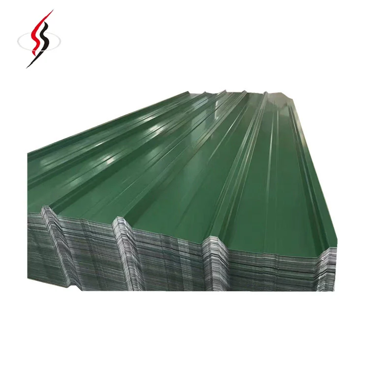 Popular wholesale corrugated metal 18 gauge 20 roofing sheet long roof low price