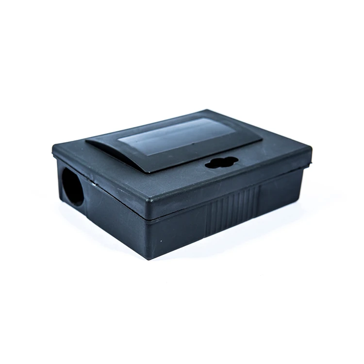 Plastic Humane Reusable Mouse Bait Box Smart Rodent Traps