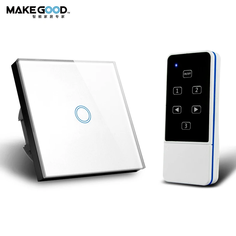 Сертификаты CE ROHS FCC SAA C-Tick GMA настенный сенсорный переключатель с дистанционным управлением 1 клавиша