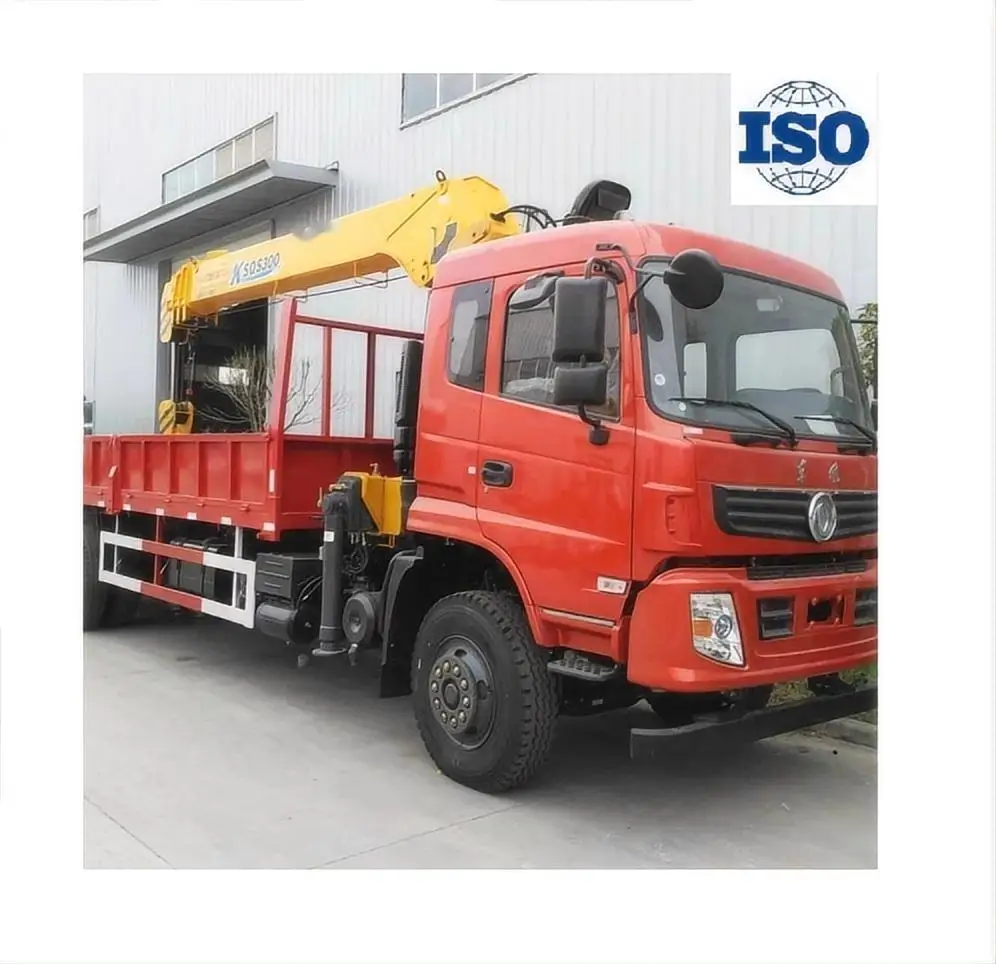 SQS300-4 12ton Telescopic Boom lorry Crane Used 12 Tons Truck Mounted Crane Secondhand 12t crane