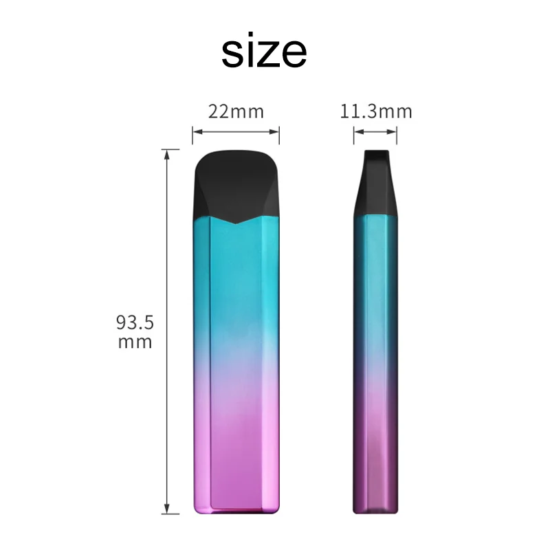 Type-C Charging Electric Lighters Smoking Accessories Rechargeable Double-sided Cigarette Lighters Support Custom LOGO