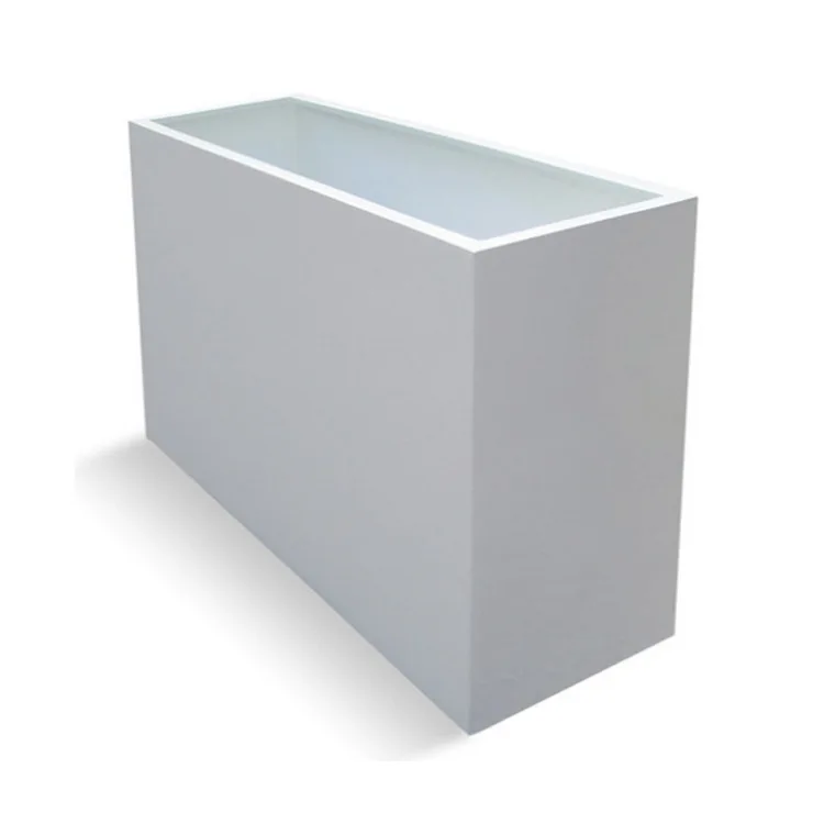 Уличная садовая коробка из стеклопластика, цветочный горшок из ФАП, прямоугольные горшки для декора