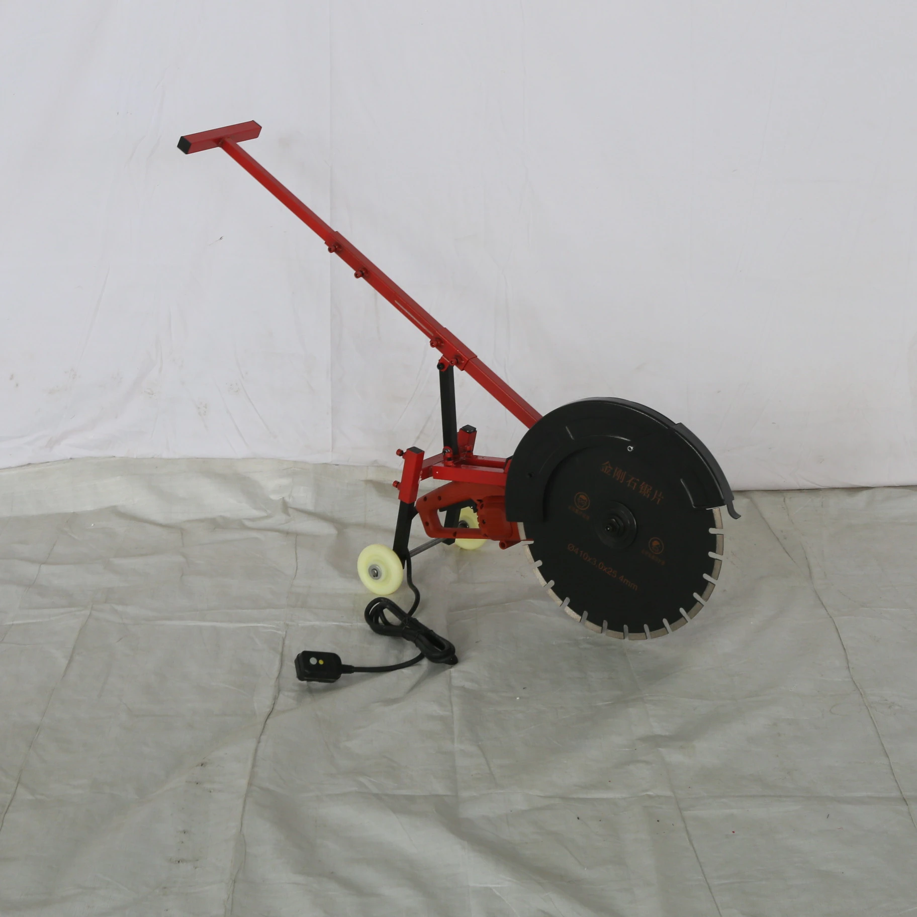 3000w high power concrete cutting machine with mounting bracket