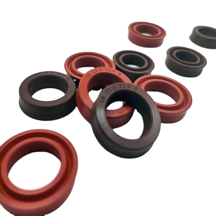 Hydraulic cylinder FKM UN UHS piston rod seal  PU U Cup Seal