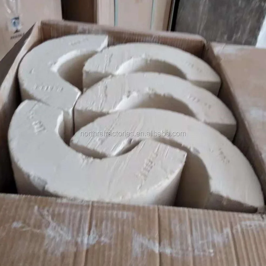 White 220kg/m3 230kg/m3 Calcium Silicate Pipe Insulation 650C 1000C 1100C