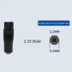 Shaver Hair clipper Charging Adapter 5.5*2.1 Female Seat to Shaver adapter For Philips Shaver charging