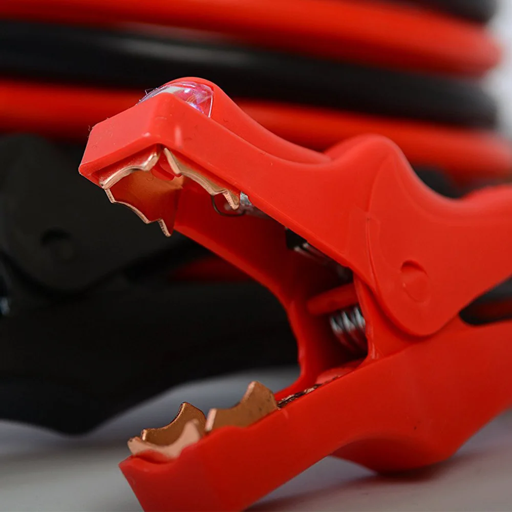 400A 16mm^2 Clamp Emergency Car Booster Cable Battery Powered Jumper Cable